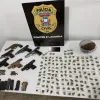 Pol�cia Civil prende dois suspeitos e apreende sete armas de fogo em Nova Lacerda