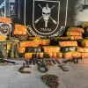 Com apoio do Gefron, megaopera��o apreende 2,5 toneladas de droga no AM