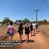 Elefante Sandro chega a Mato Grosso e mobiliza moradores e alunos com sua marcha emocionante