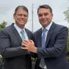 Tarc�sio promete apoio total a Fl�vio na campanha
