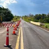 Obras em pontes da MS-040 bloqueiam passagem de caminh�es e exigem desvio no MS