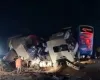 Acidente entre nibus e carreta deixa ao menos 7 mortos na BR-163