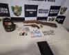 Pol�cia Militar prende faccionado por tr�fico de drogas, apreende 119 entorpecentes e um fuzil