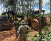 Batalh�o Ambiental apreende tratores e maquin�rios na zona rural de S�o Jos� do Rio Claro
