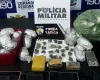 For�a T�tica prende dupla e apreende drogas e ovos de P�scoa que seriam distribu�dos por fac��o criminosa