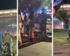 Briga por ci�me termina em pancadaria dentro de festival em Cuiab�