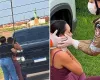 Marido atropela mulher ap�s ser flagrado saindo de motel com outra