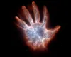 NASA divulga foto de nebulosa com formato de m�o c�smica