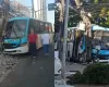 �nibus fura poste no Coc� e deixa 20 pessoas feridas em Fortaleza