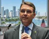 Fl�vio Bolsonaro, nos EUA, acusa fraude nas elei��es contra Lula, mas o pr�prio partido diz que n�o h� provas