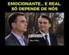 Eduardo Bolsonaro publica v�deo feito por intelig�ncia artificial com Bolsonaro e Fl�vio