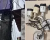 Pol�cia retira sete c�meras ilegais de criminosos em Salvador