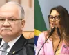 Fachin e Janja se re�nem para combater viol�ncia contra a mulher