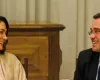 Michelle Bolsonaro elogia Andr� Mendon�a e o chama de escolhido por Deus