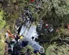 Bombeiros encontram destro�os do helic�ptero que matou cantor Rick em Santa Catarina