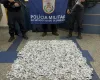 Mulher presa em flagrante com drogas dentro de carro de aplicativo