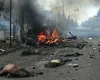 Bomba explode �nibus com civis e mata 30 pessoas na Ucr�nia