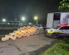 Pol�cia prende 42 anos por 1,8 tonelada de maconha em caminh�o de �gua