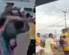 Confus�o com bolsonarista termina em pancadaria durante ato pr�-Lula em MT