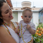 Batizado no dia de Oxum