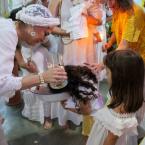 Batizado no dia de Oxum