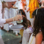 Batizado no dia de Oxum