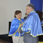 Academia Mato-Grossense de Letras - AML faz homenagem com  Diploma de Mrito acompanhado da Medalha do Centenrio da Instituio