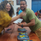 Tarde de autgrafos do livro Prolas Negras