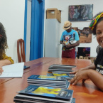 Tarde de autgrafos do livro Prolas Negras