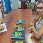Tarde de autgrafos do livro Prolas Negras