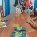 Tarde de autgrafos do livro Prolas Negras