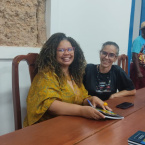 Tarde de autgrafos do livro Prolas Negras