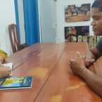Tarde de autgrafos do livro Prolas Negras