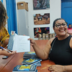 Tarde de autgrafos do livro Prolas Negras