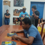 Tarde de autgrafos do livro Prolas Negras