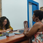 Tarde de autgrafos do livro Prolas Negras