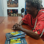 Tarde de autgrafos do livro Prolas Negras