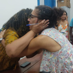 Tarde de autgrafos do livro Prolas Negras