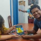 Tarde de autgrafos do livro Prolas Negras