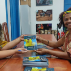 Tarde de autgrafos do livro Prolas Negras