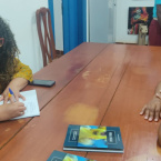 Tarde de autgrafos do livro Prolas Negras