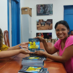 Tarde de autgrafos do livro Prolas Negras