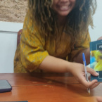 Tarde de autgrafos do livro Prolas Negras