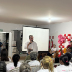 A secretaria Municipal de Assistncia Social realizou um evento em comemorao do dia das Mes