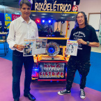 Presidente da Embratur Marcelo Freixo, prestigia o amigo e Jornalista Gilvandro Oliveira Filho!