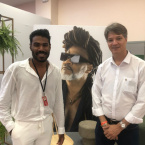Presidente da Embratur Marcelo Freixo, prestigia o amigo e Jornalista Gilvandro Oliveira Filho!