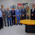 Deputado, procurador-geral do MP e prefeito de gua Boa tratam com TJMT da construo da Promotoria no municpio