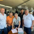 Prefeito Dr. Adilson Gonalves e equipe visitam Balnerio Cambori para discutir novos projetos tursticos para Barra do Garas