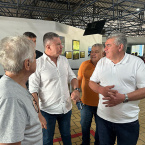 Prefeito Dr. Adilson Gonalves e equipe visitam Balnerio Cambori para discutir novos projetos tursticos para Barra do Garas