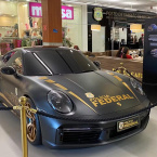 Porsche de R$ 1,5 milho que atinge 100 km/h em menos de 3 segundos vira viatura da PF em SC